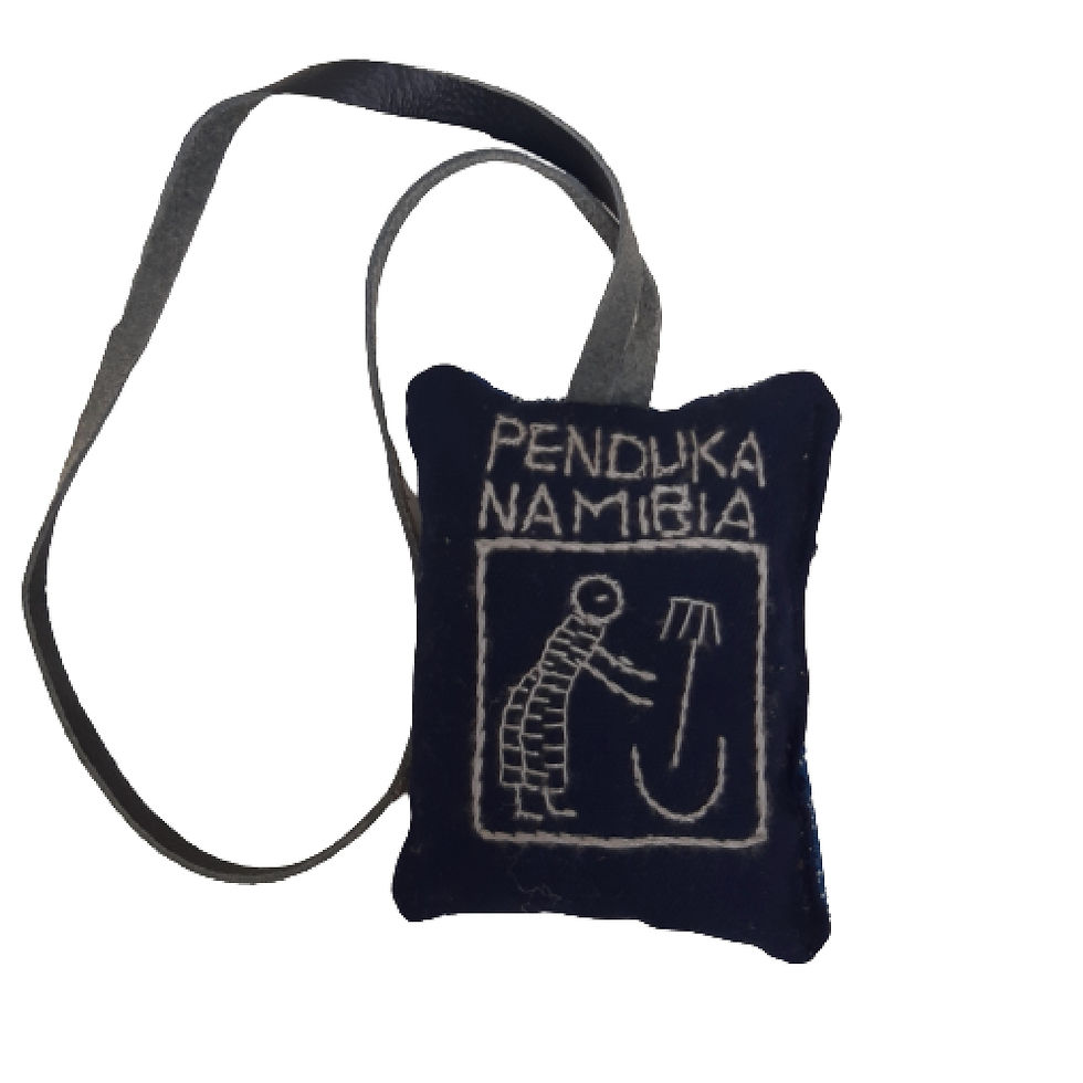 Thumbnail: Pendants for your suitcase or bag with beautiful Village Story embrodery