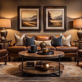 A bedroom designed with ornate, carved wood or upholstered furniture encapsulates the French Country Interior Design.