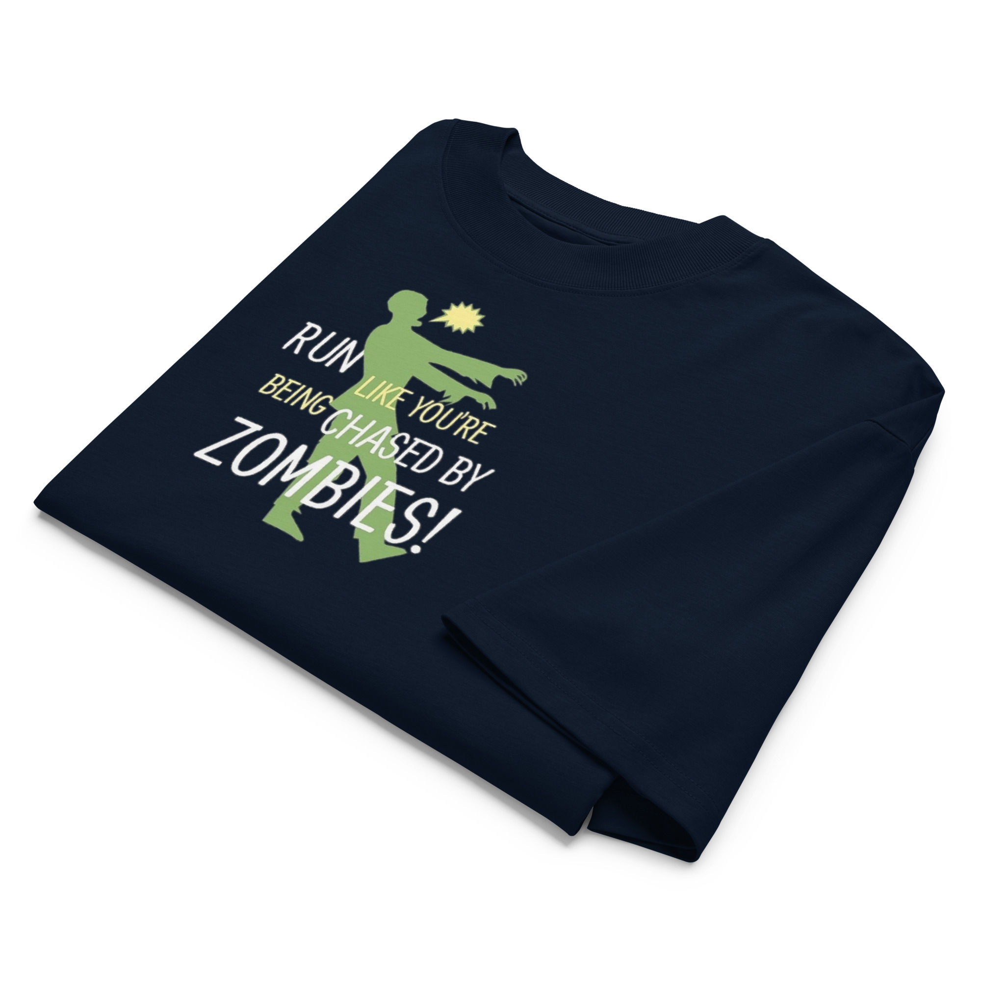 Unisex organic oversized high neck t-shirt