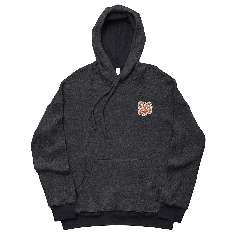 Thumbnail: Unisex sueded fleece hoodie