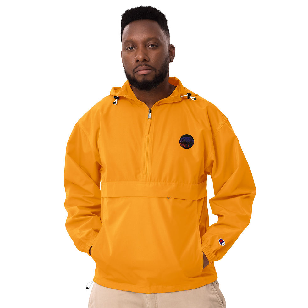 Thumbnail: Embroidered Champion Packable Jacket