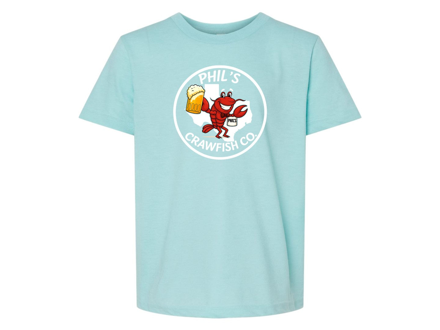 Phil's Crawfish Youth Lightweight T-shirt