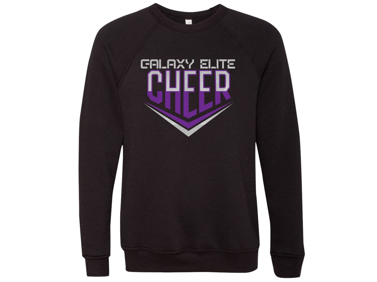 Galaxy Cheer Black Super Soft Sweatshirt