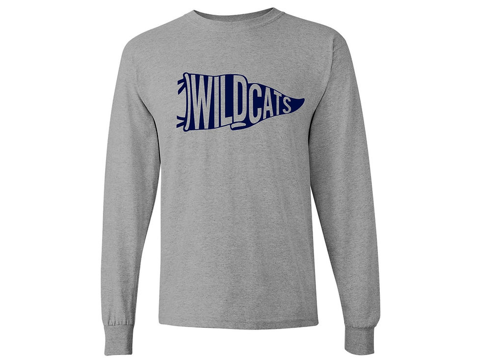 Thumbnail: Wildcats Pennant Long Sleeve Shirt