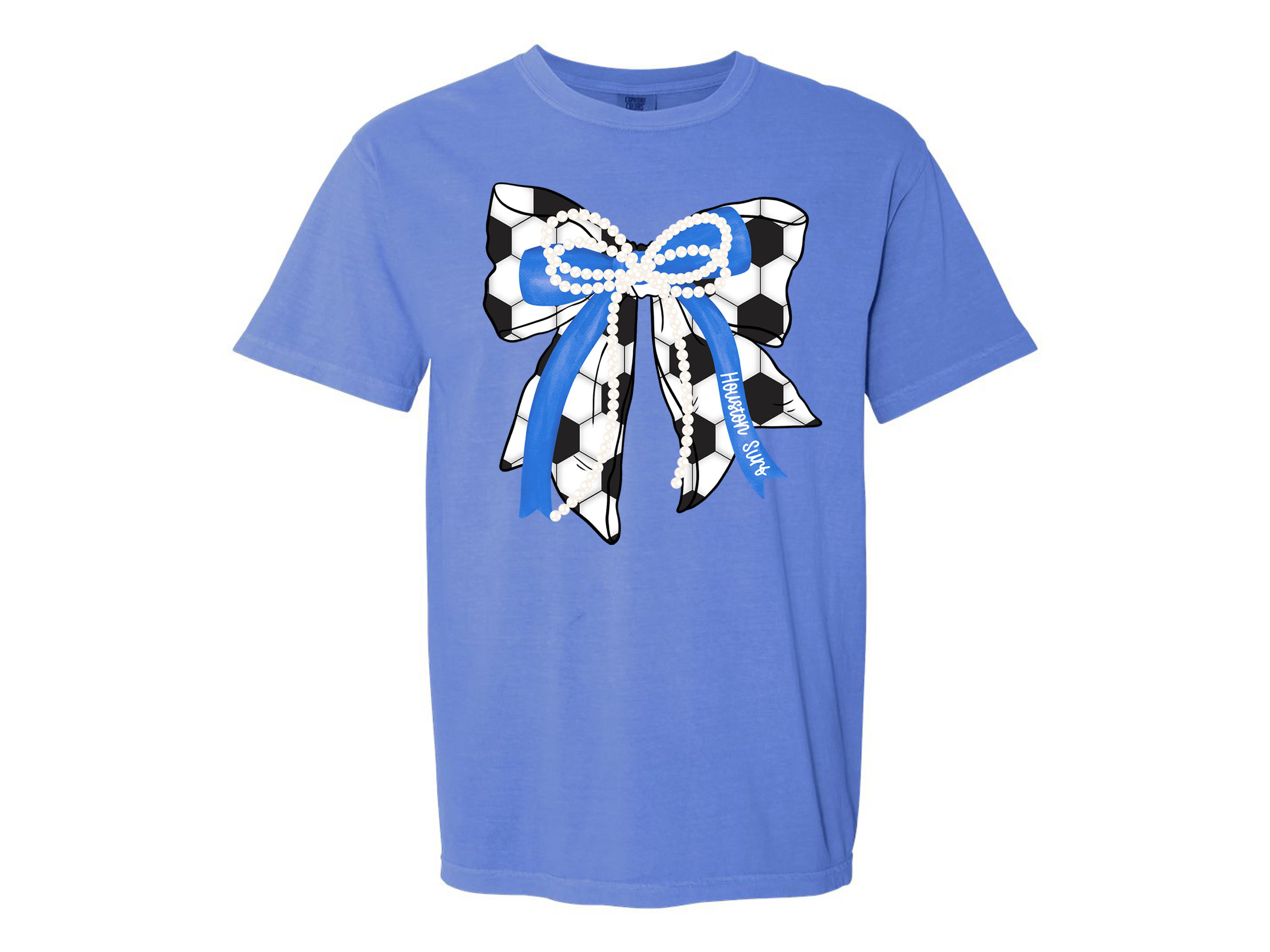 Surf Pearls Bow Comfort Colors Shirt