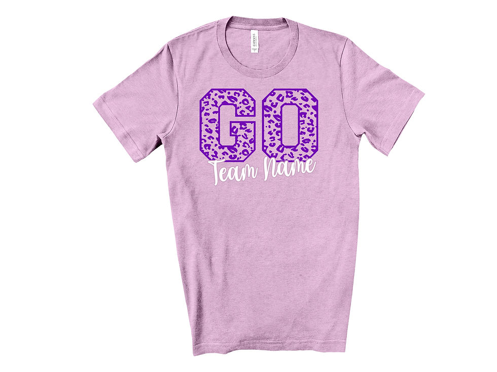 Thumbnail: Cheetah Go Team Custom T-shirt