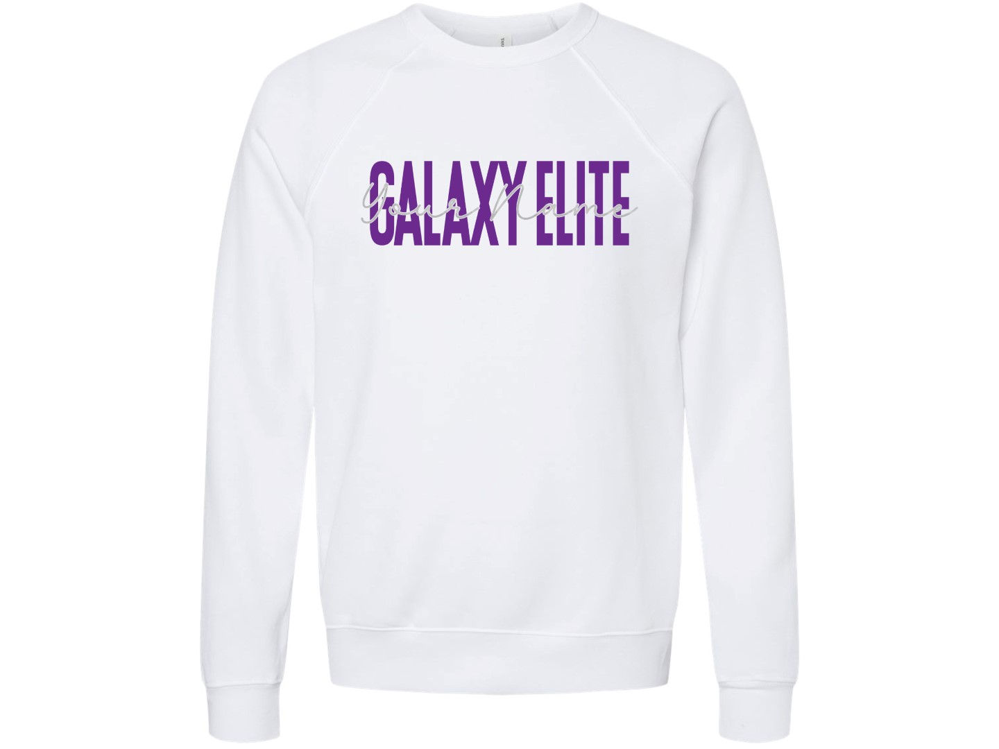 Galaxy Flair White Super Soft Sweatshirt
