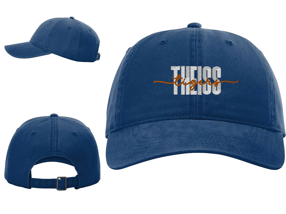 Thumbnail: Theiss Flair Embroidered Twill Dad Cap