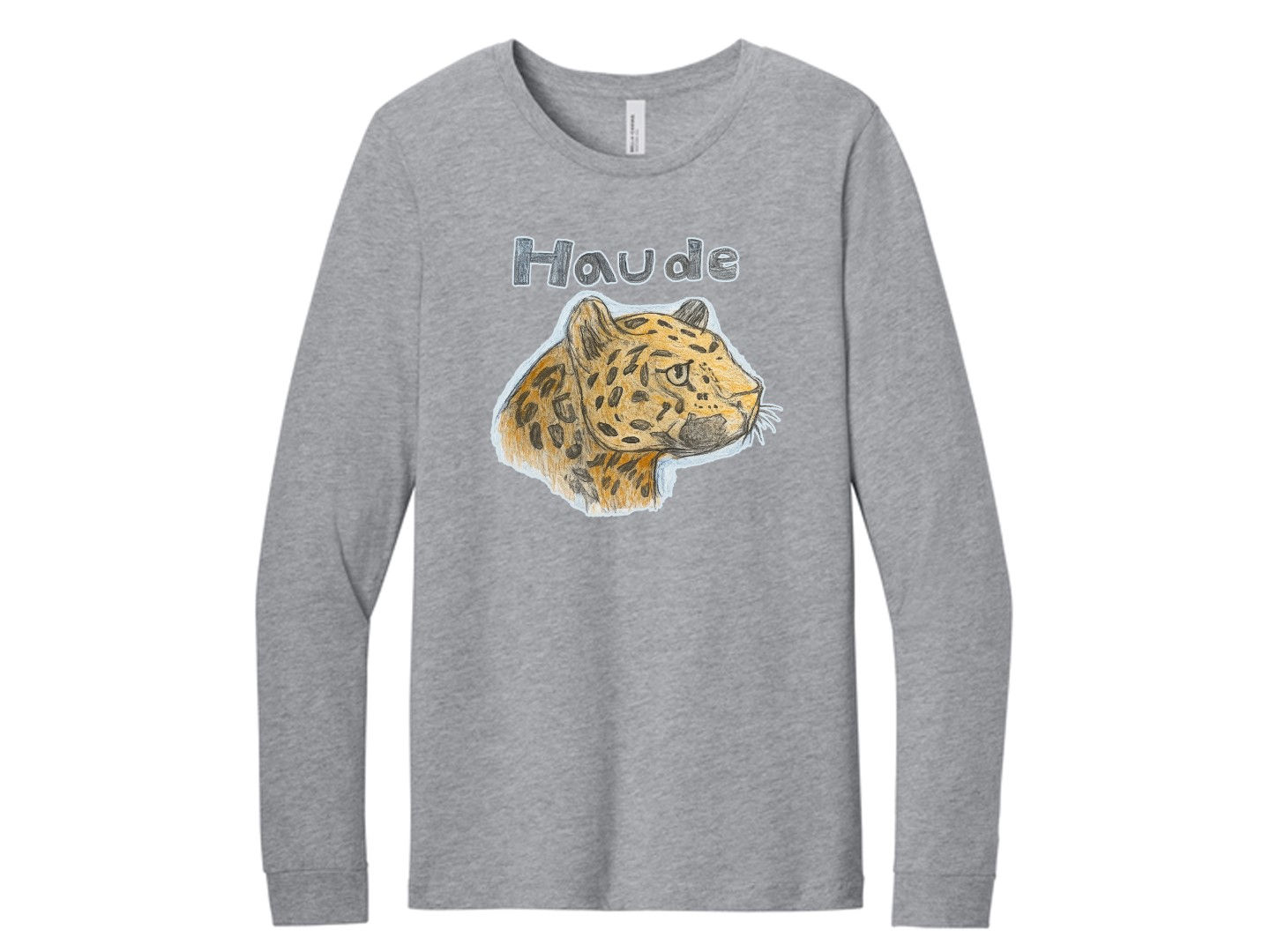 Jaguar Portrait Long Sleeve Softstyle Shirt
