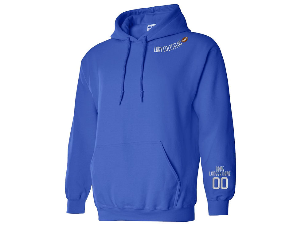 LC Touchdown Threads Royal Blue Hoodie