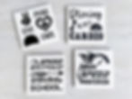 Thumbnail: Black Car Coasters Set, Snarky Coaster, Car Enthusiast Gifts