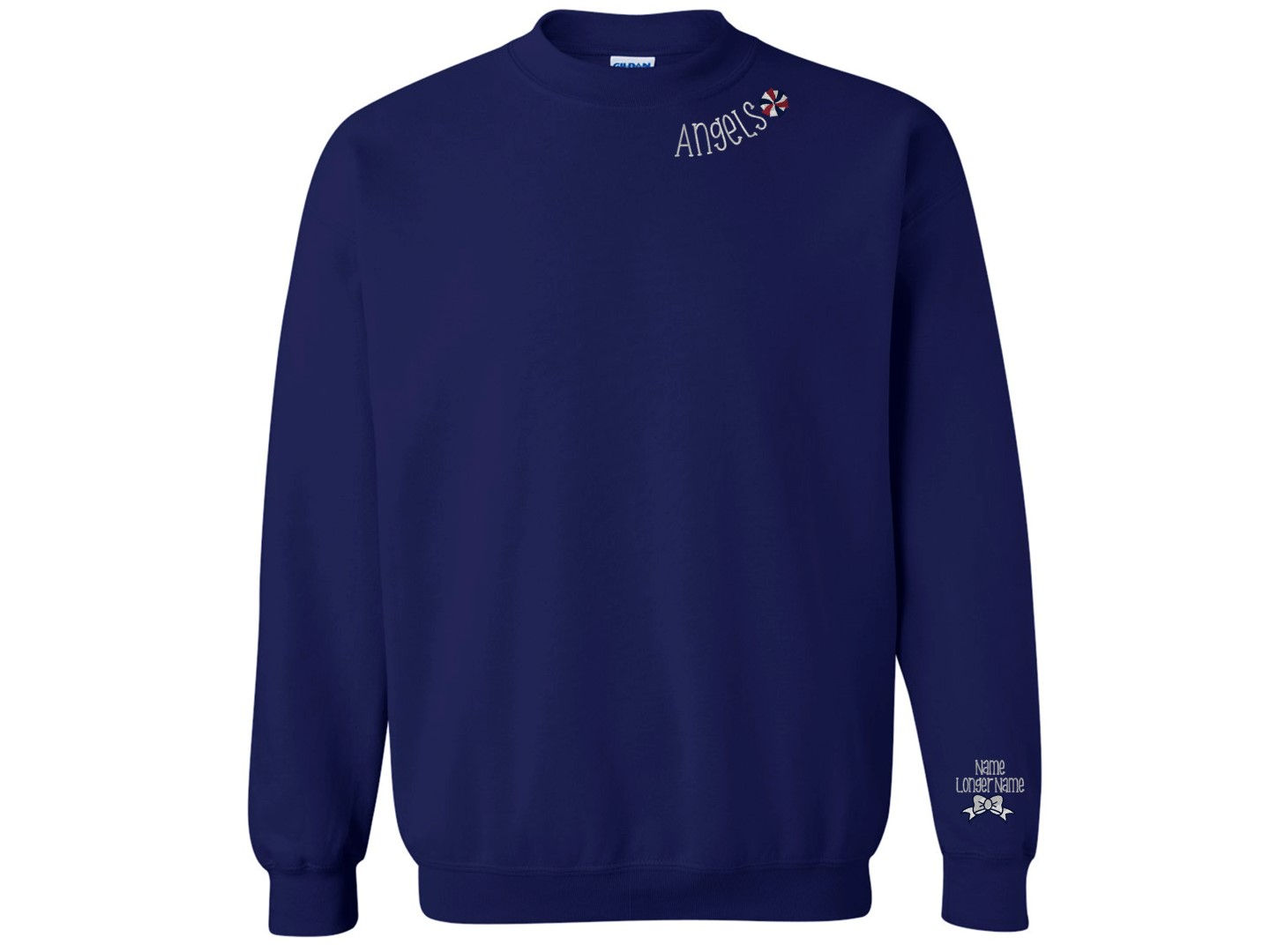Angels Spirit Stitch Navy Sweatshirt