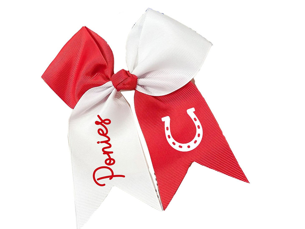 Thumbnail: Ponies Horseshoe Ponytail Bow