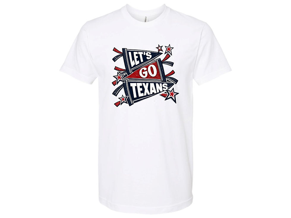 Thumbnail: Let's Go Texans Lightweight T-shirt