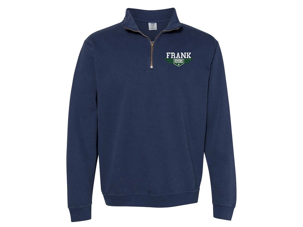 Thumbnail: Aviator Embroidered Comfort Colors Quarter Zip