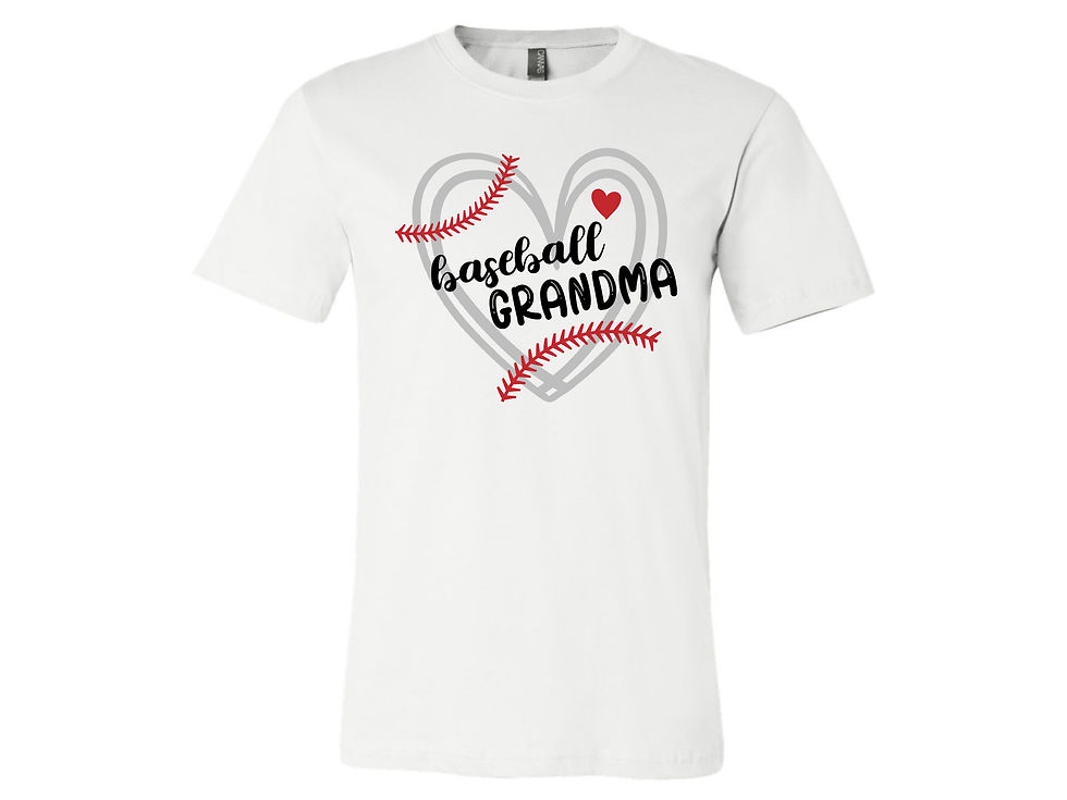 Baseball Grandma Softstyle Shirt