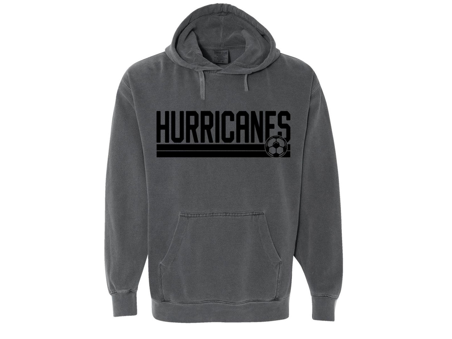 Hurricanes Goal Line Comfort Colors Hoodie