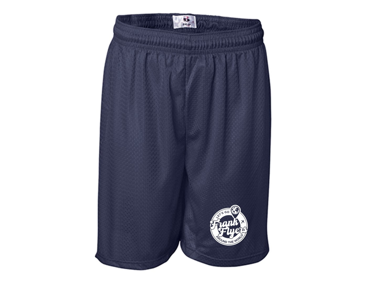Around the World Navy Pro Mesh Shorts