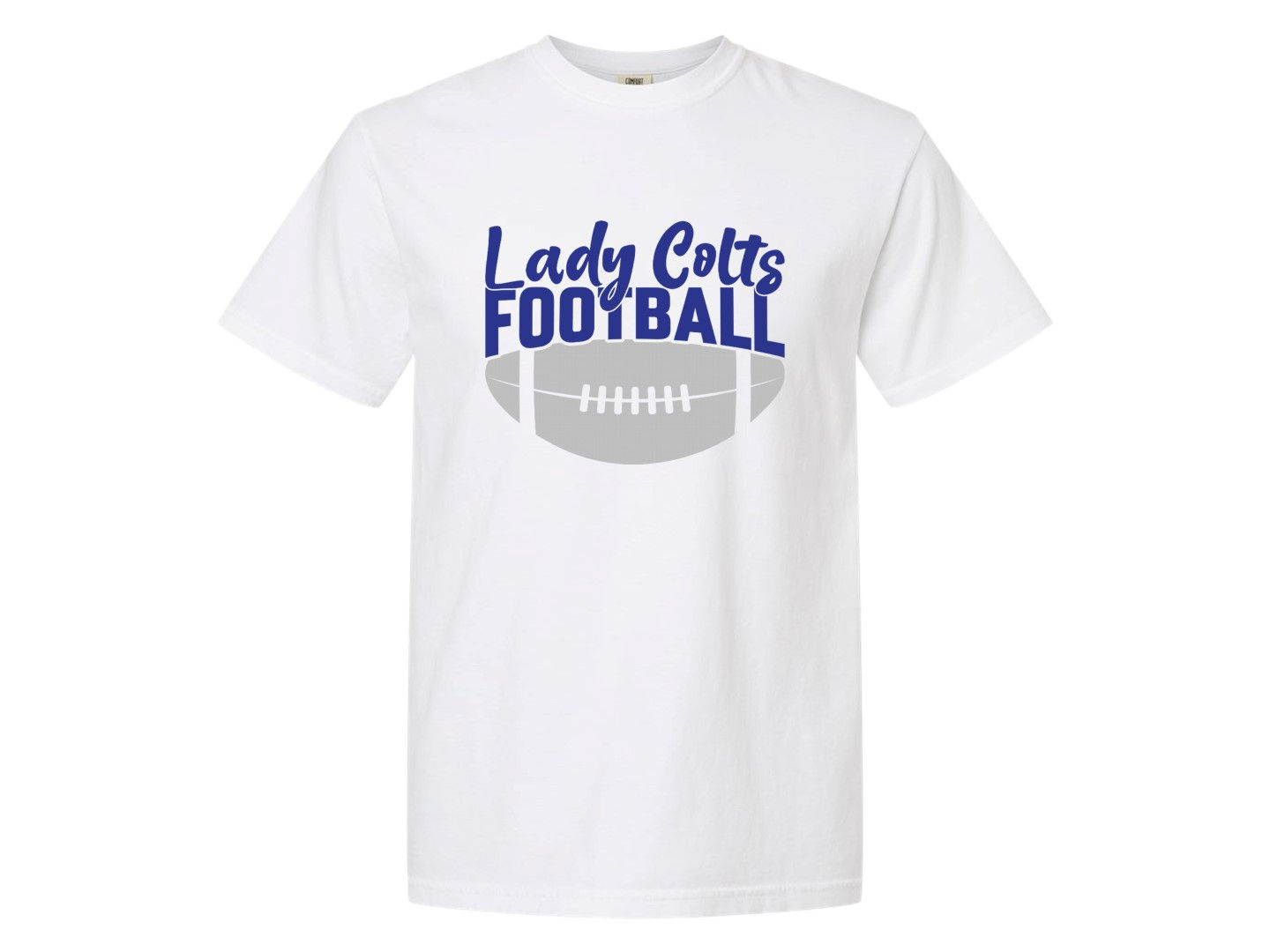 Lady Colts FB Comfort Colors Shirt