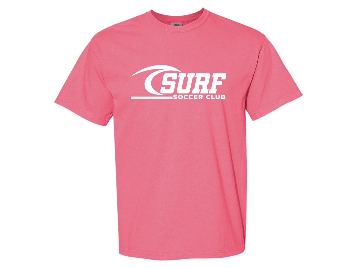 Surf Soccer Club Emblem Comfort Colors Shirt