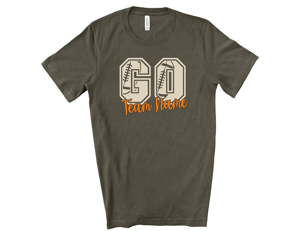 Football Go Team Softstyle Custom Shirt