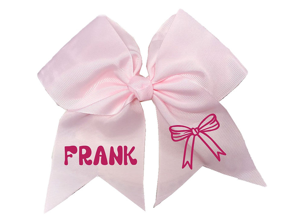 Frank Fancy Pink Coquette Bow