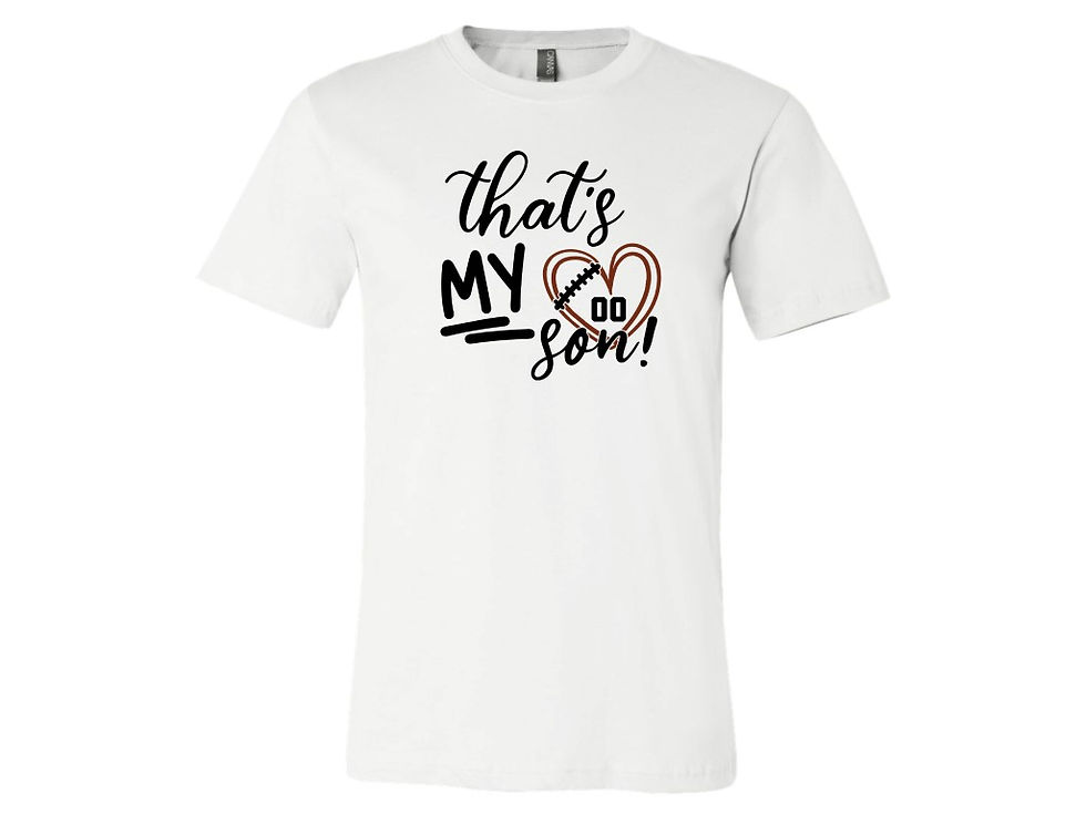 My Son Football Softstyle Shirt