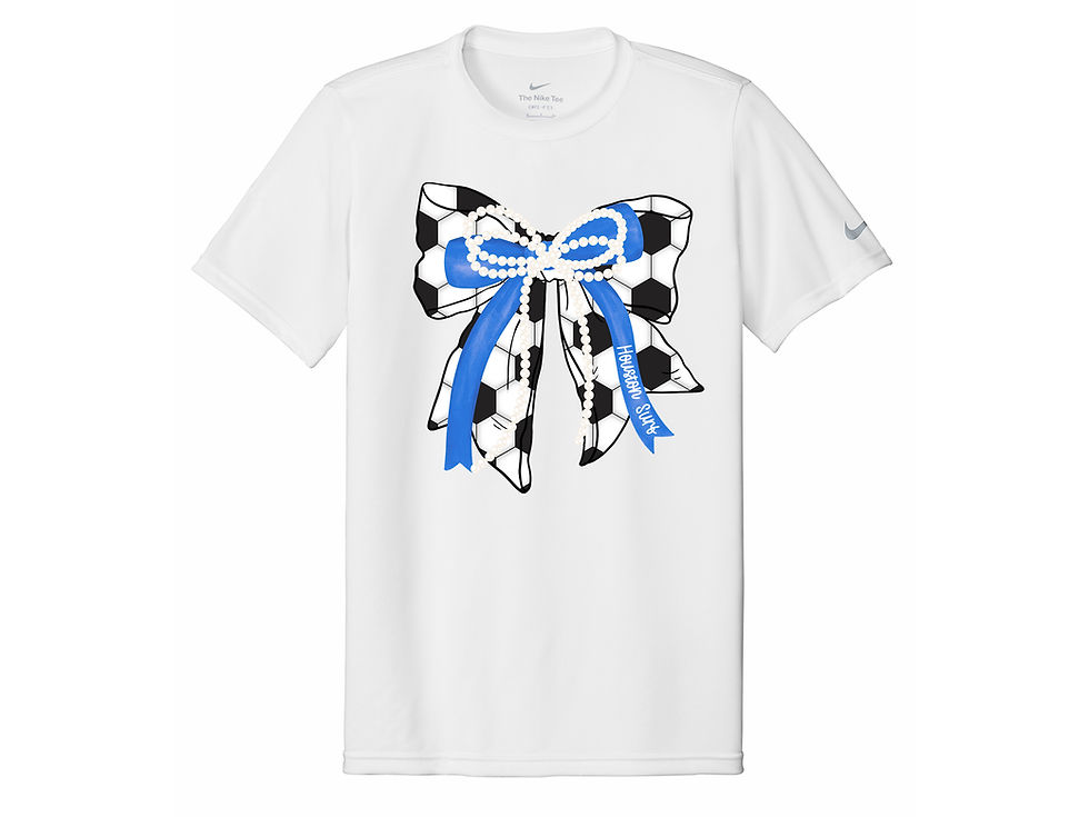 Thumbnail: Surf Pearls Bow Nike Swoosh Sleeve Dri-FIT Shirt