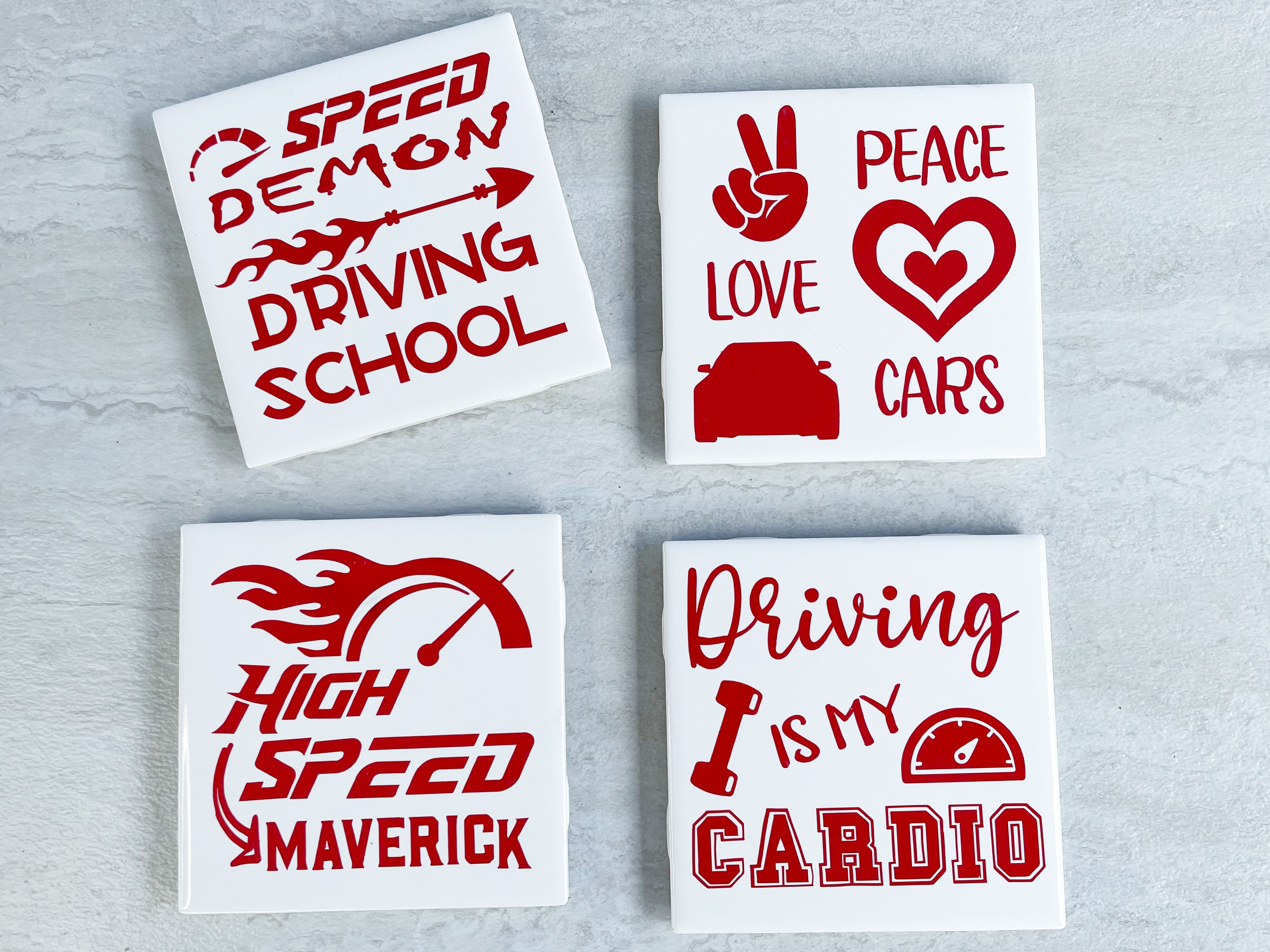 Car Enthusiasts Coaster Set
