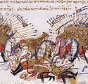 Fighting_between_Byzantines_and_Arabs_Chronikon_of_Ioannis_Skylitzes,_end_of_13th_century.