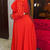 Thumbnail: Orange Dress with flowerbelt