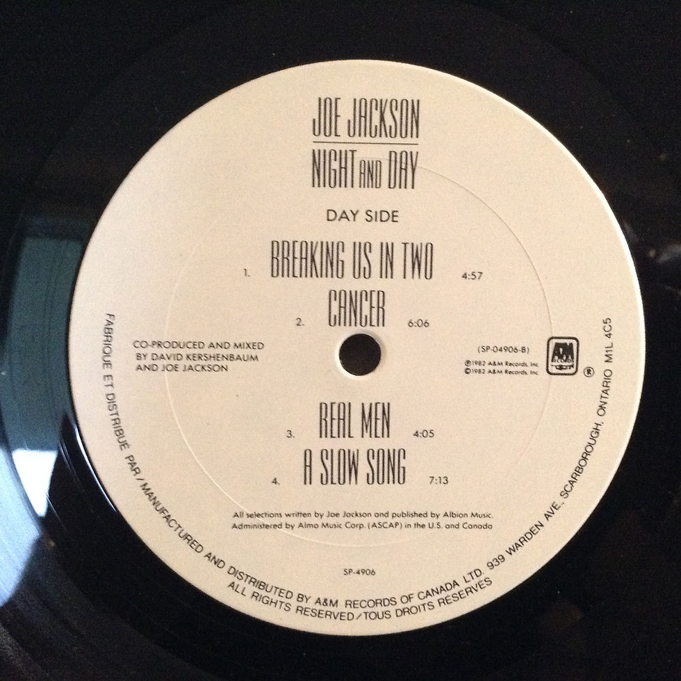 Thumbnail: JOE JACKSON - NIGHT AND DAY - ORIG GATEFOLD- VINYL VG+ TO NM