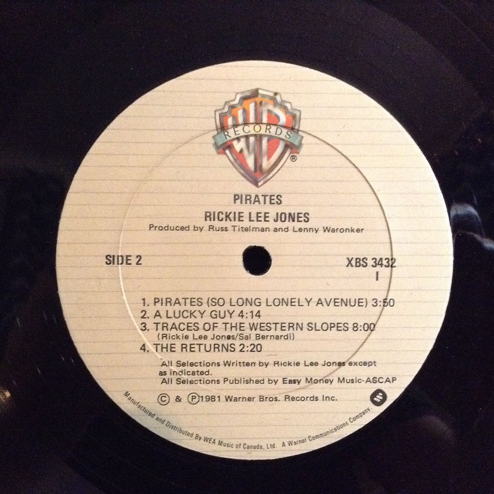 Thumbnail: RICKIE LEE JONES - PIRATES - VINYL NM