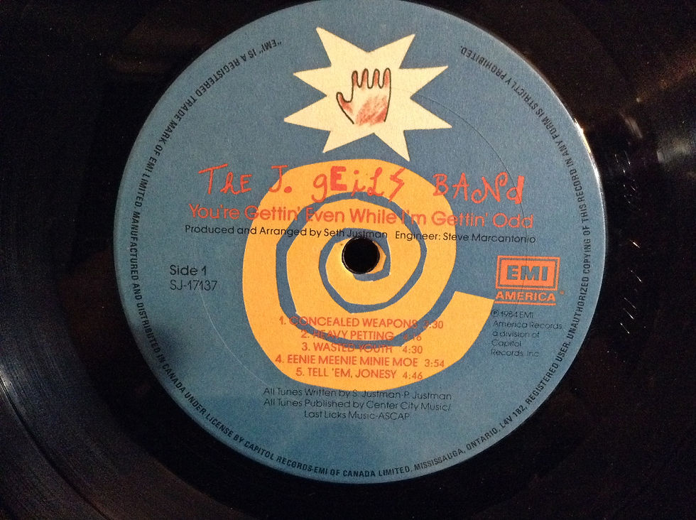 Thumbnail: J GEILS BAND -YOU'RE GETTING EVEN... - JACKET WATER DAMAGE VINYL VG+