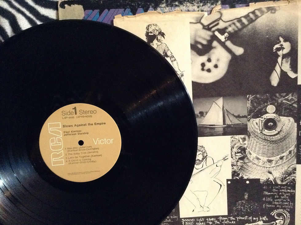 Thumbnail: JEFFERSON AIRPLANE - BLOWS AGAINST THE EMPIRE - VINYL VG JACKET ROUGH