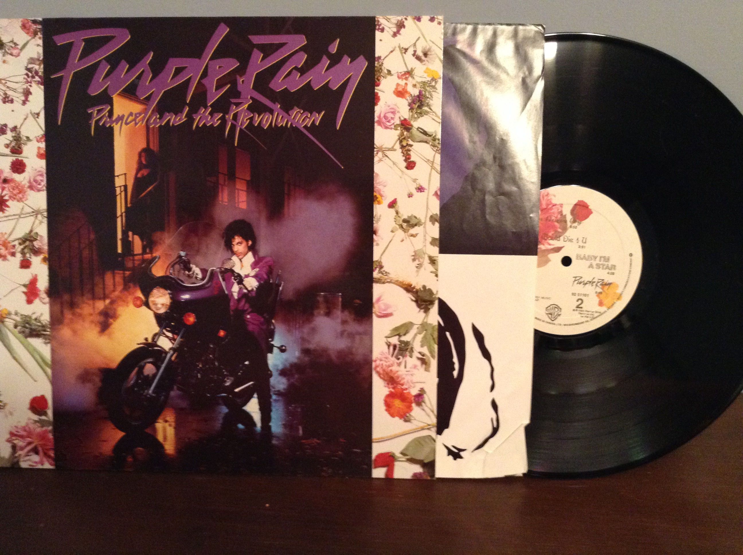 Prince 'Purple Rain' LP WB9251101 Vinyl VG/NM