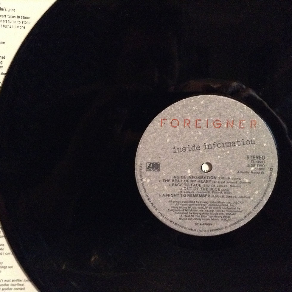 Thumbnail: FOREIGNOR - INSIDE INFORMATION - VINYL NM