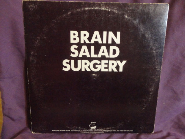 Thumbnail: EMERSON LAKE & PALMER BRAIN SALAD SURGERY - ORIG W/INSERT - VINYL VG+