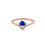縮圖：Round Sapphire Birthstone Ring