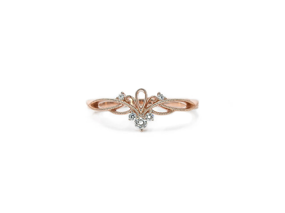 縮圖：Curvy Tiara Diamond Ring