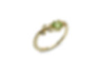 縮圖：Green Peridot Olive Leaves Ring