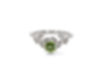縮圖：Green Peridot Olive Leaves Ring