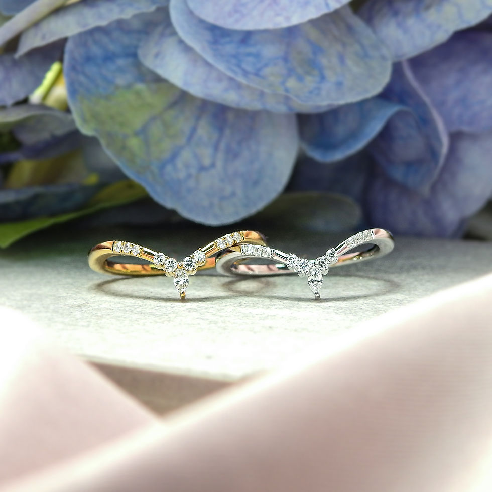 縮圖：V-Shape Diamond Ring