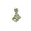 縮圖：Double Peridot Baguette Pendant