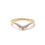 縮圖：14K Simple V-Shape Diamond Ring