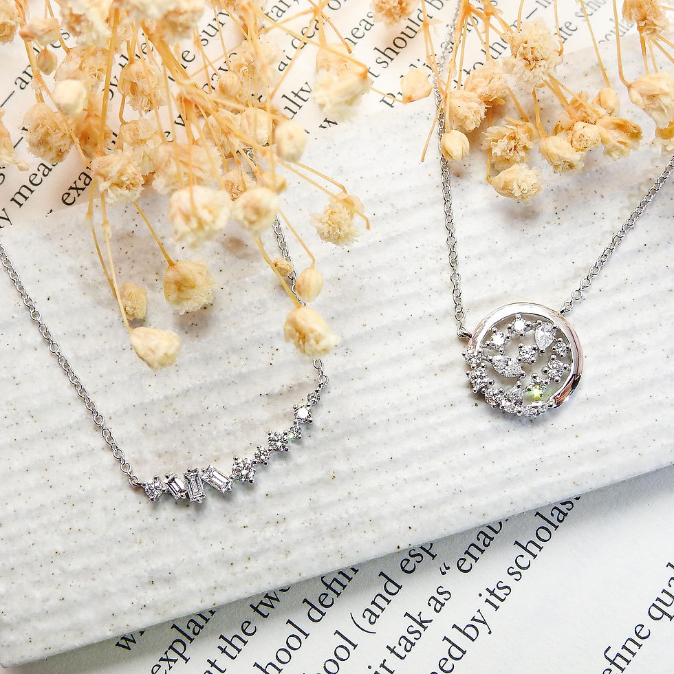 縮圖：Fancy Shape Diamond Necklace