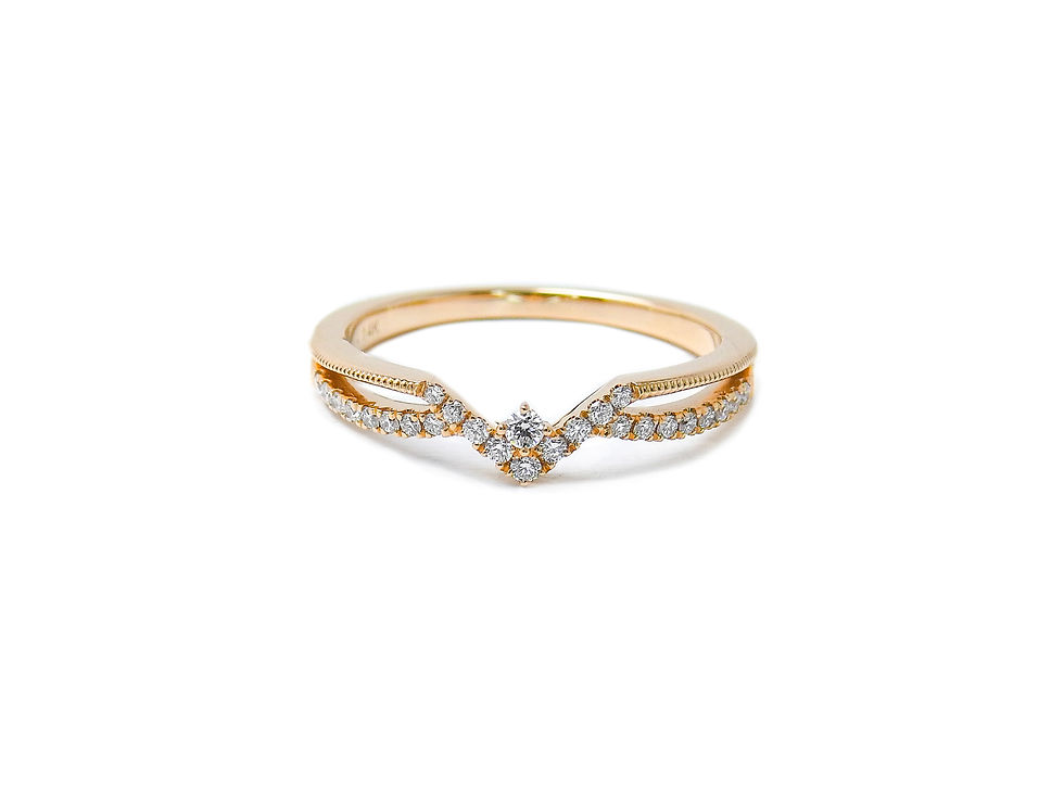 縮圖：Layered Diamond Ring
