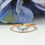 縮圖：14K Simple V-Shape Diamond Ring