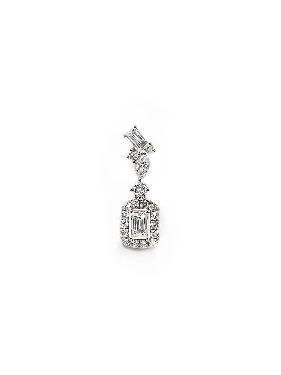 縮圖：Fancy Diamond Pendant - Baguette