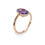 縮圖：Fancy Teardrop Amethyst Open Ring